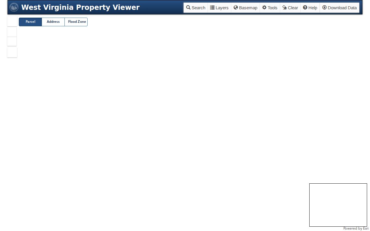 Gilmer County property records in the WV parcel viewer